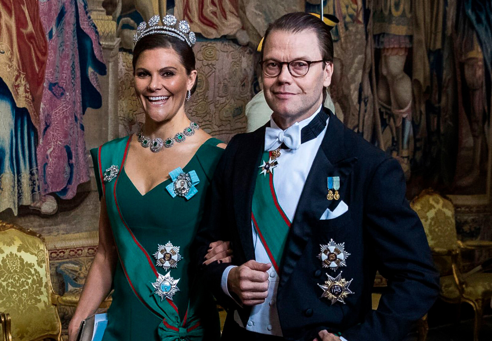 Кронпринцесса Швеции Виктория прибыла с мужем принцем Швеции Даниэлем, 2018