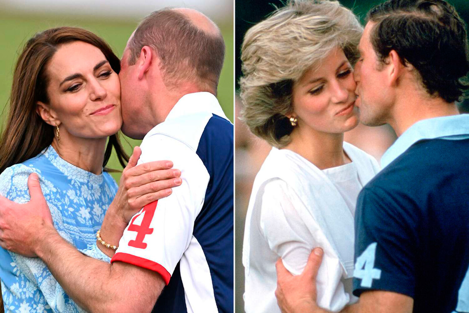В сети сравнивают поцелуи Кейт Миддлтон и принца Уильяма с принцессой Дианой и принцем Чарльзом