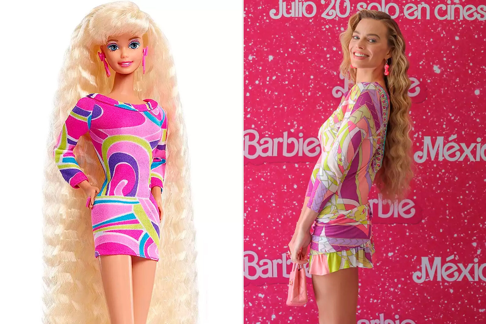 Марго Робби выбрала для дебюта в Мексике новую причёску Барби