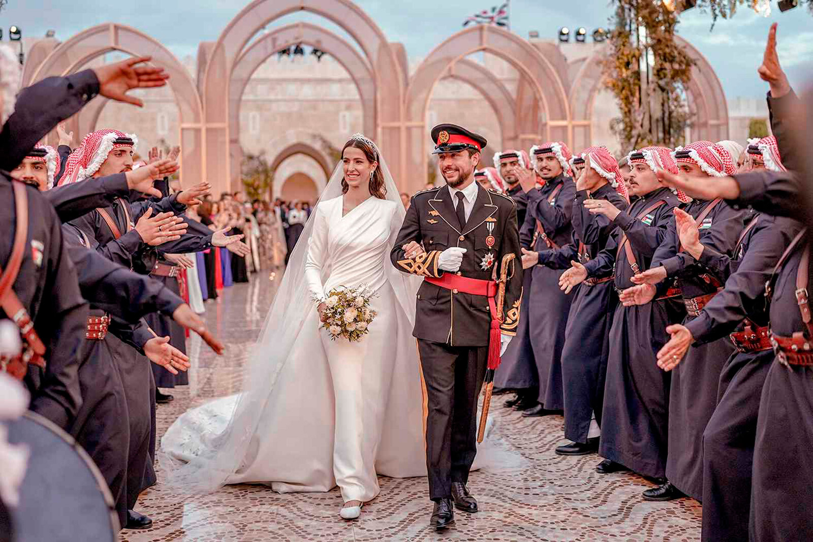 Свадьба наследного принца Хусейна и Раджвы Алсейф, 2023