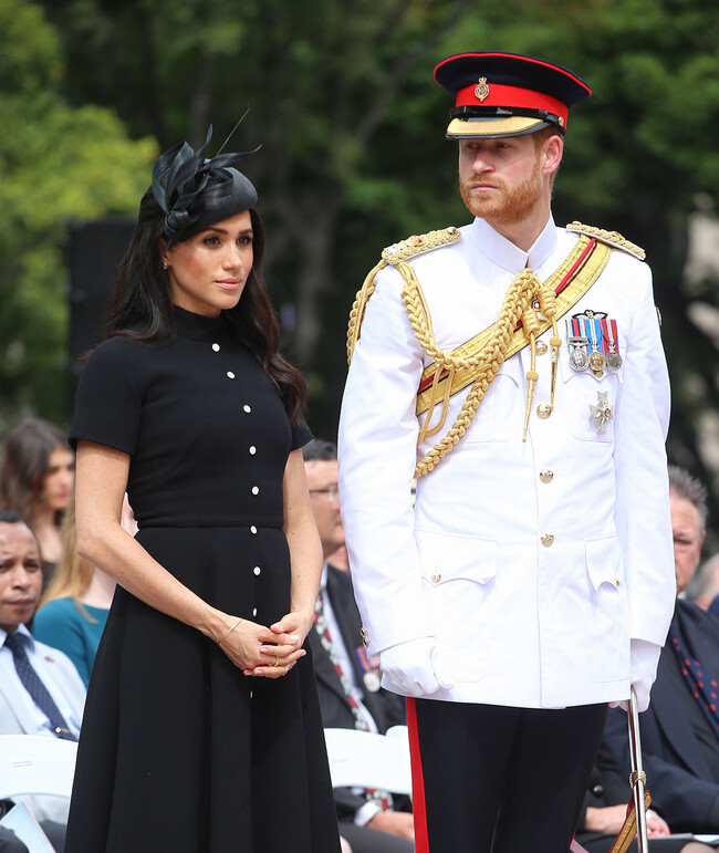 Принц Гарри и Меган Маркл  похороны принца Филиппа