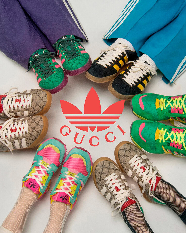 Раскрыта дата выхода коллаборации Gucci и adidas