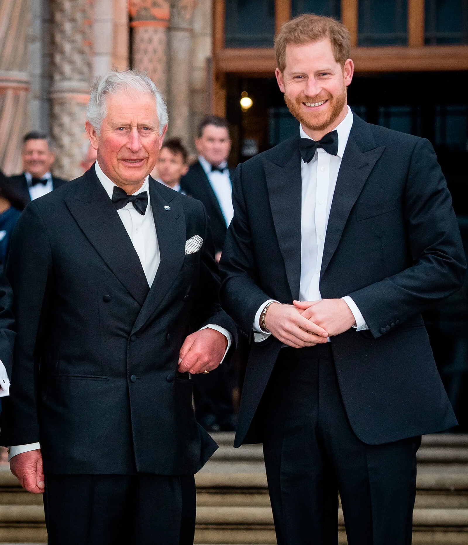 Король Великобритании Карл III и принц Гарри