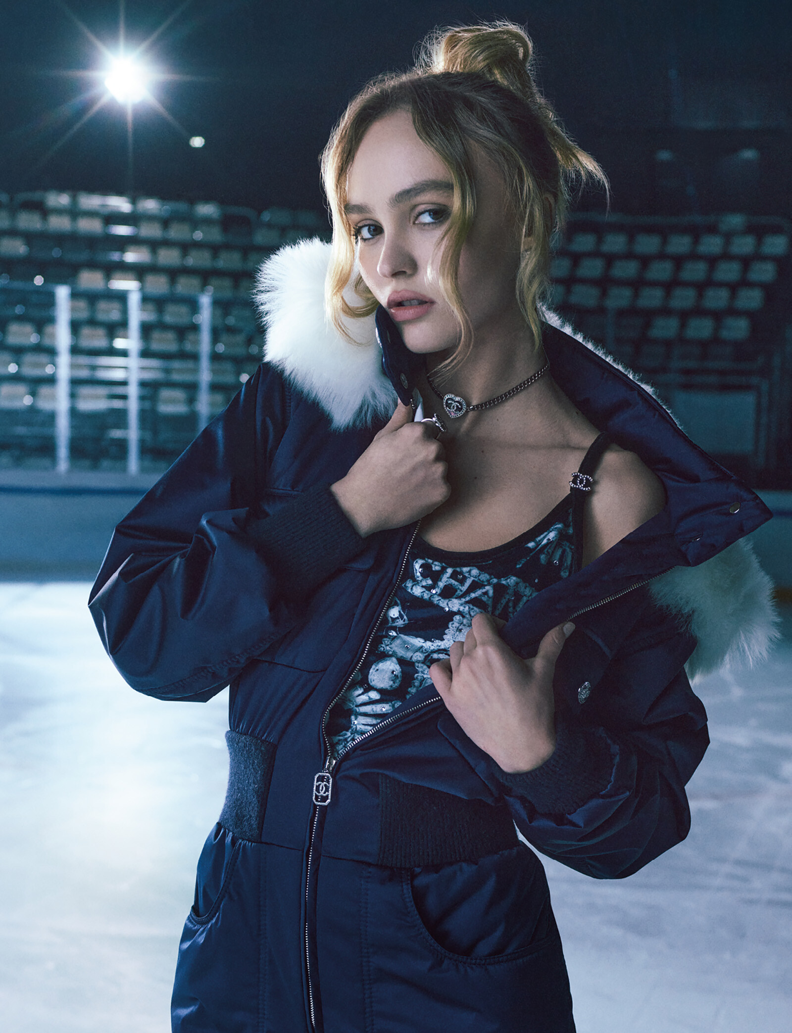 Лили-Роуз Депп появилась в рекламной кампании спортивной линии Chanel Coco Neige сезона осень-зима 2024