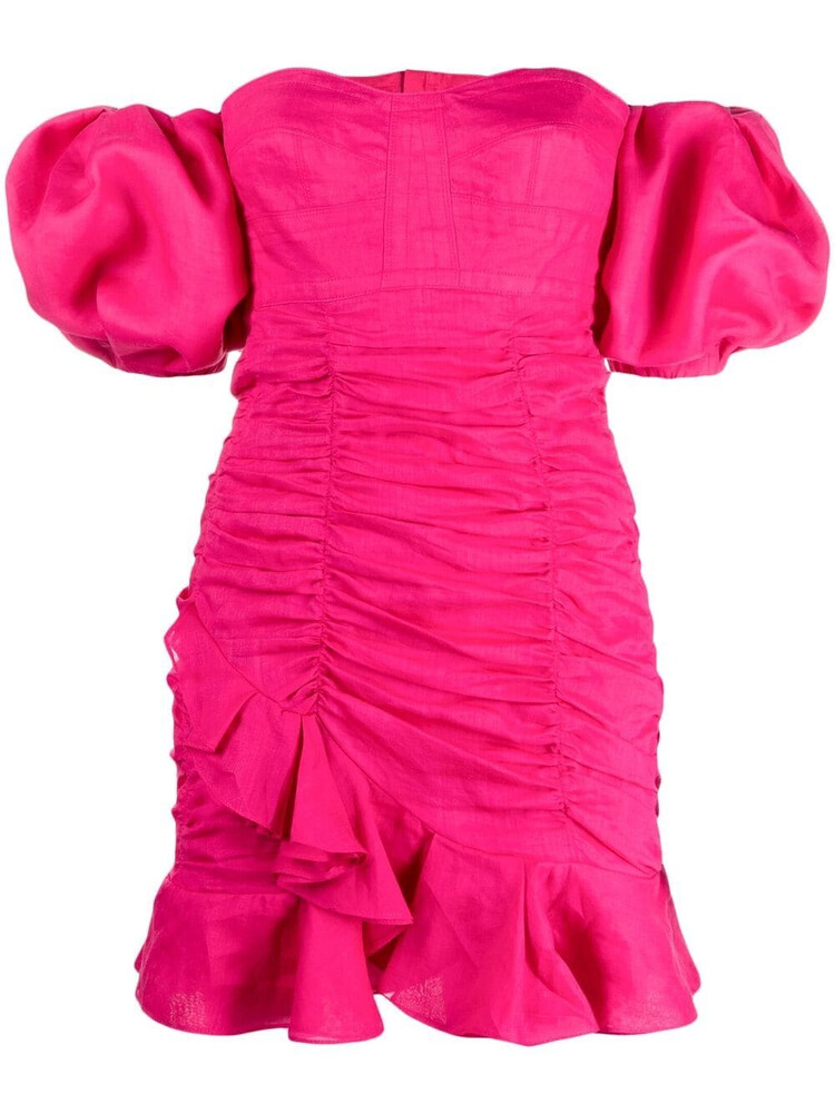 Isabel Marant присборенное платье с открытыми плечами