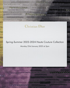 Прямая трансляция кутюрного показа Dior Spring-Summer 2023