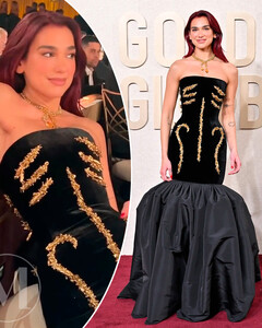 Неудобное платье подвело Дуа Липу на церемонии «Золотой глобус – 2024»