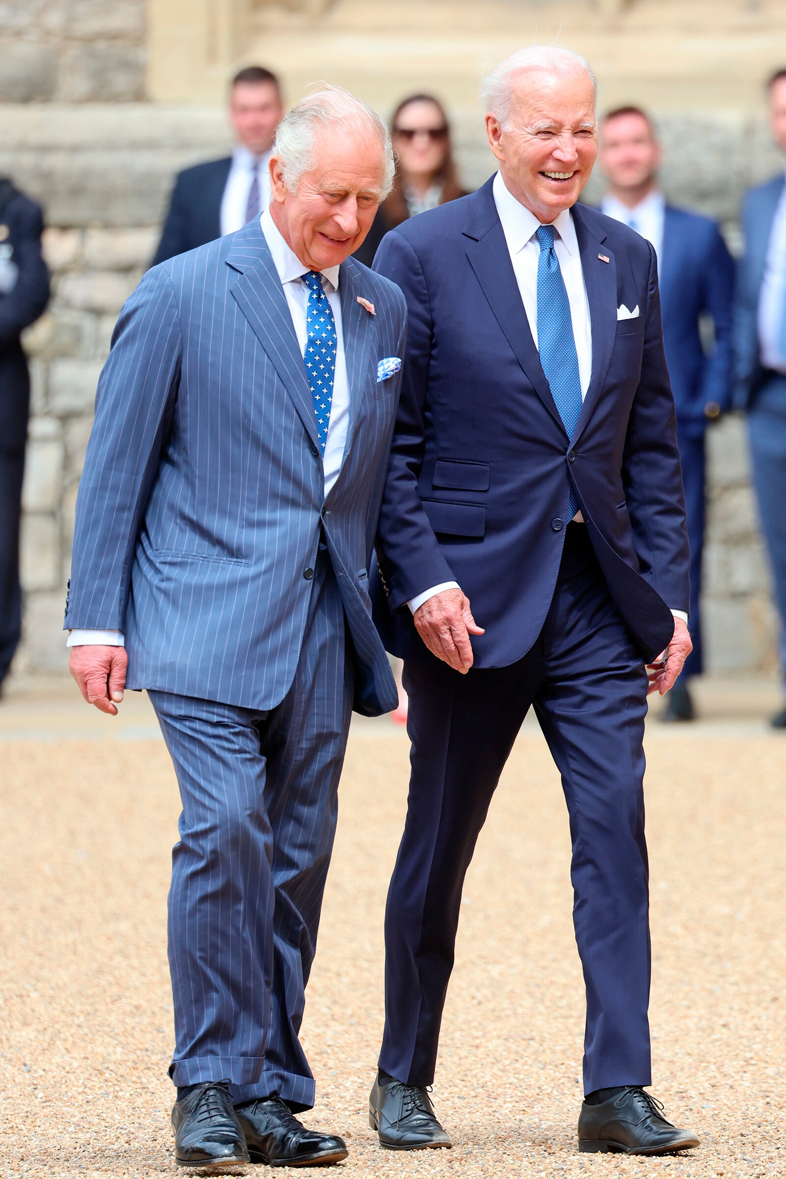 Нелепые шутки и серьёзные переговоры: как король Карл III встретился с президентом США Джо Байденом