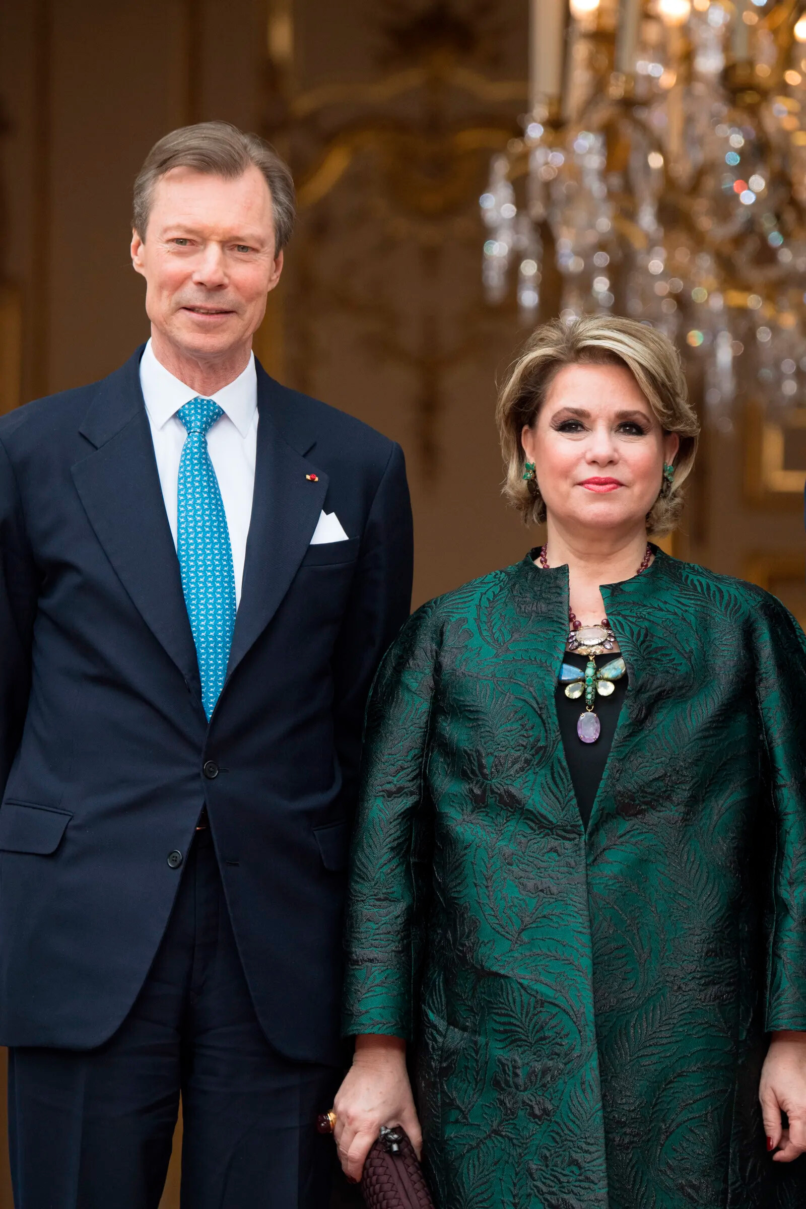 Великий герцог Люксембурга Анри и Великая герцогиня Мария Тереза ​​Люксембурга, 2018