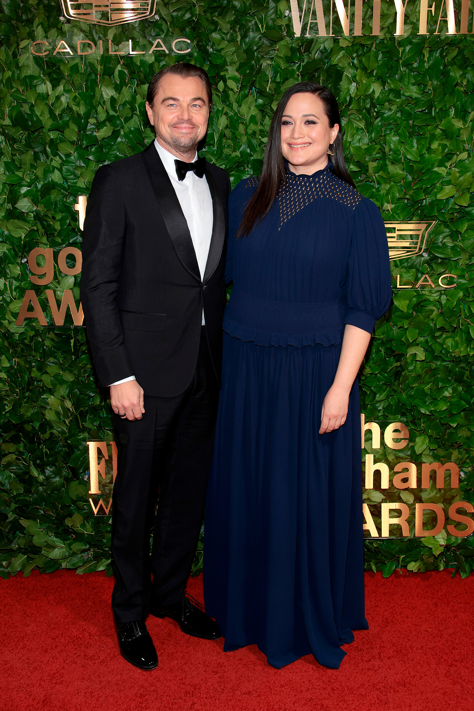 Леонардо ДиКаприо и Лили Гладстон в Louis Vuitton Gotham Awards 2023 в Нью-Йорке