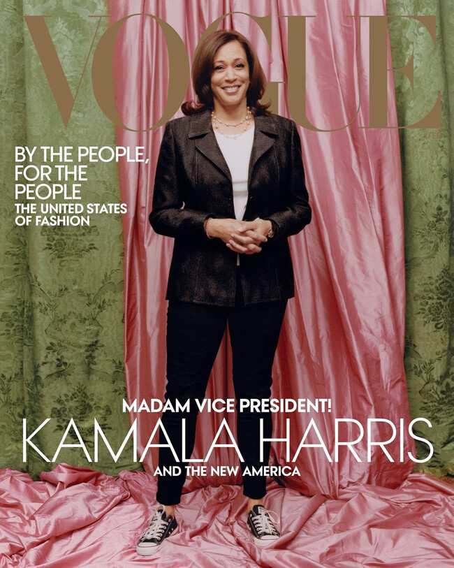Камала Харрис обложка Vogue 