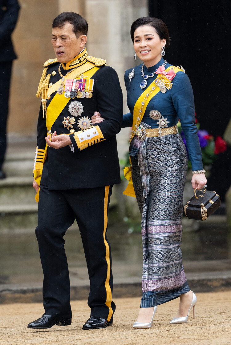 Король Таиланда Ваджиралонгкорн и королева Таиланда Сутида