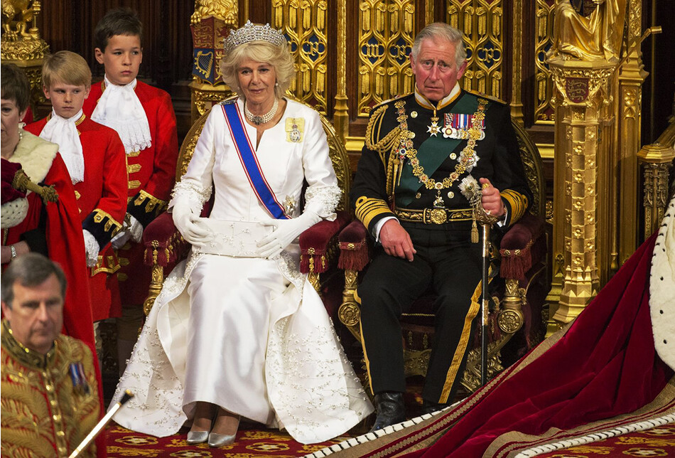 Принц Чарльз и Камилла Паркер-Боулз приняли участие в государственном открытии парламента в Палате лордов 8 мая 2013 года в Лондоне, Англия