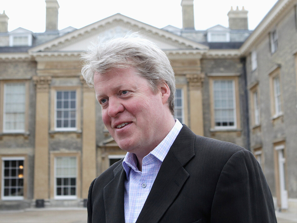 Лорд Чарльз Спенсер, 9-й граф Спенсер, 30 марта 2011 года в Нортгемптоне, Англия