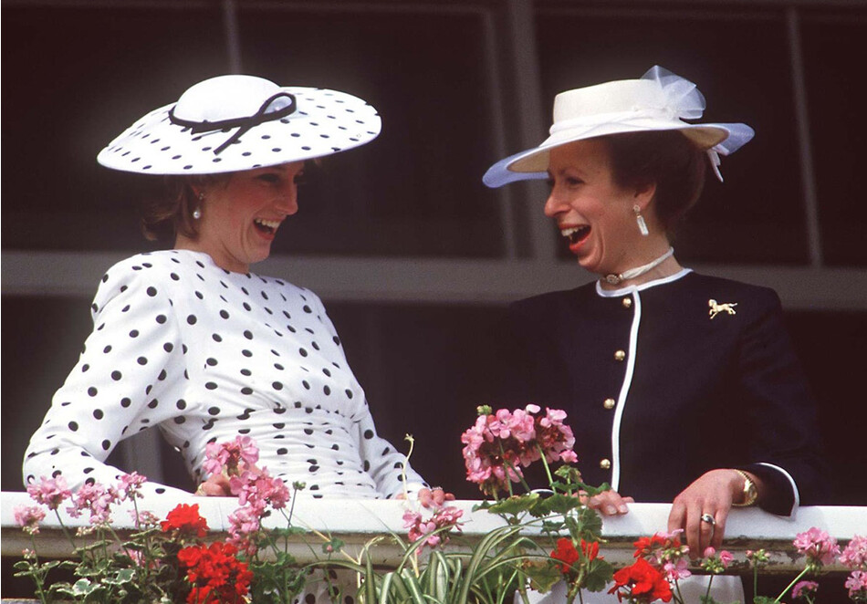 Принцесса Диана и принцесса Анна, 1986