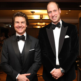 Принц Уильям неожиданно появился на благотворительном гала-концерте вместе с Томом Крузом