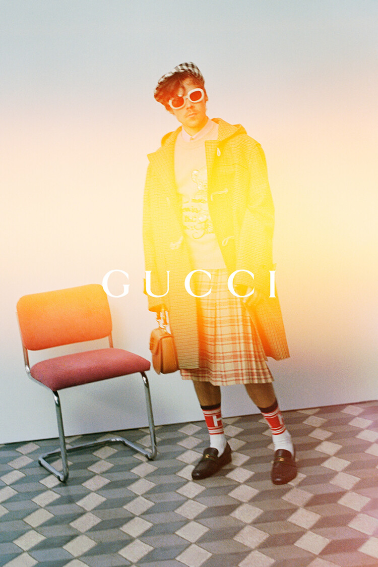Рекламная кампания коллекции Gucci HA HA HA