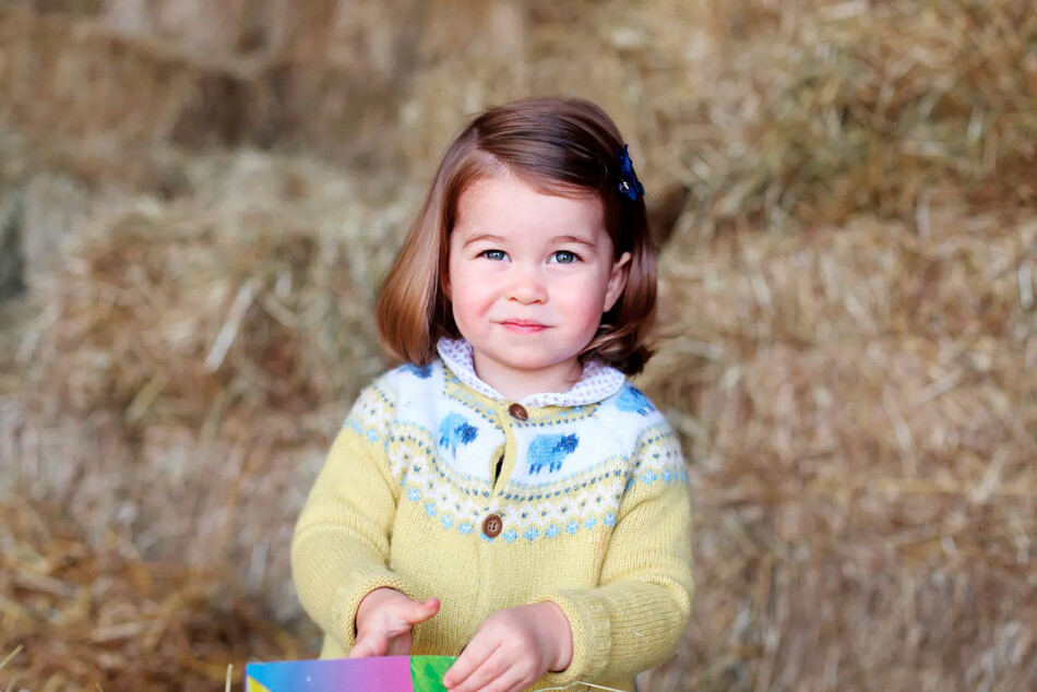 Портрет принцессы Шарлотты на второй день рождения
