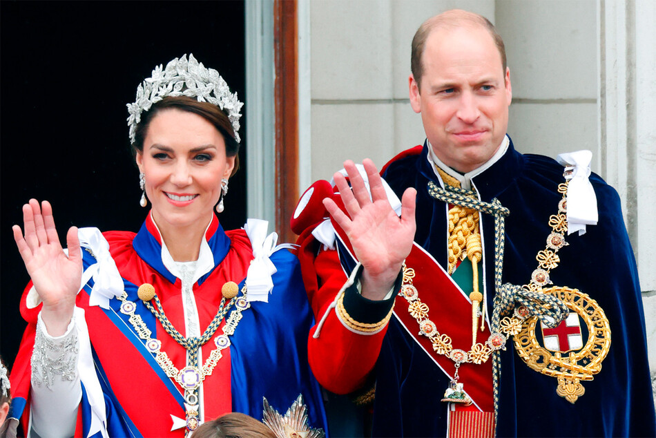 Принц Уильям и Кейт Миддлтон поделились новым видеороликом, показывающим их закулисную подготовку к коронации