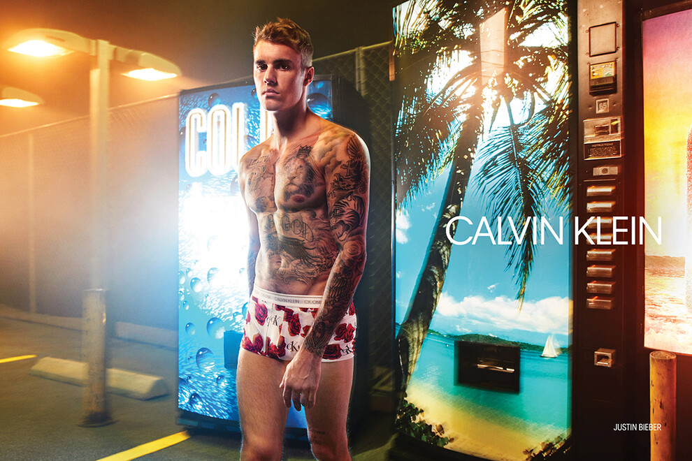 Джастин Бибер и Кендалл Дженнер в новой рекламной кампании нижнего белья Calvin Klein