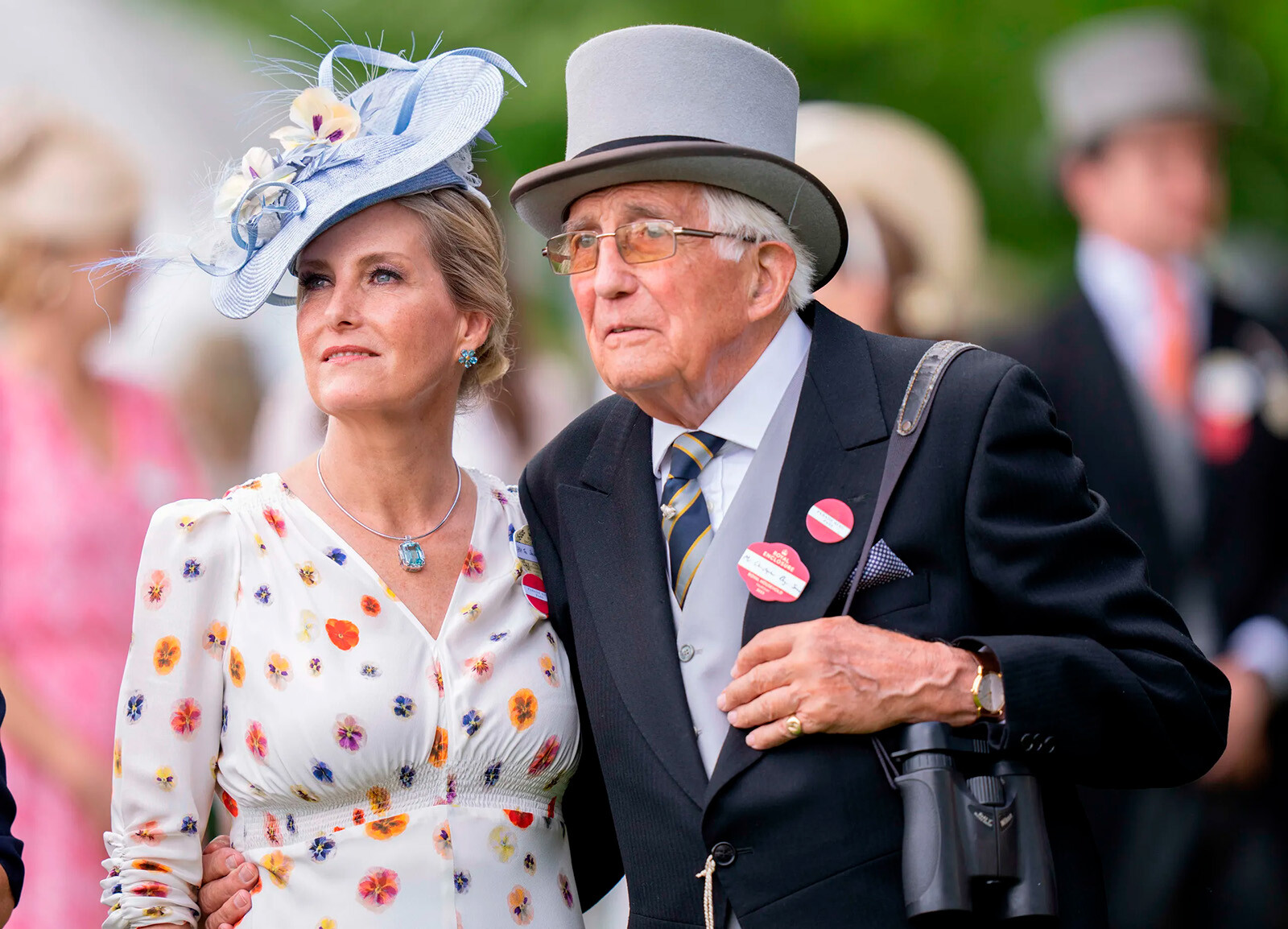 Герцогиня Софи приехала на Royal Ascot в сопровождении своего отца