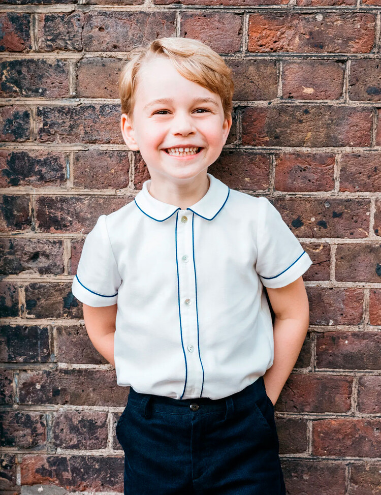 Портрет принца Джорджа на его пятый день рождения