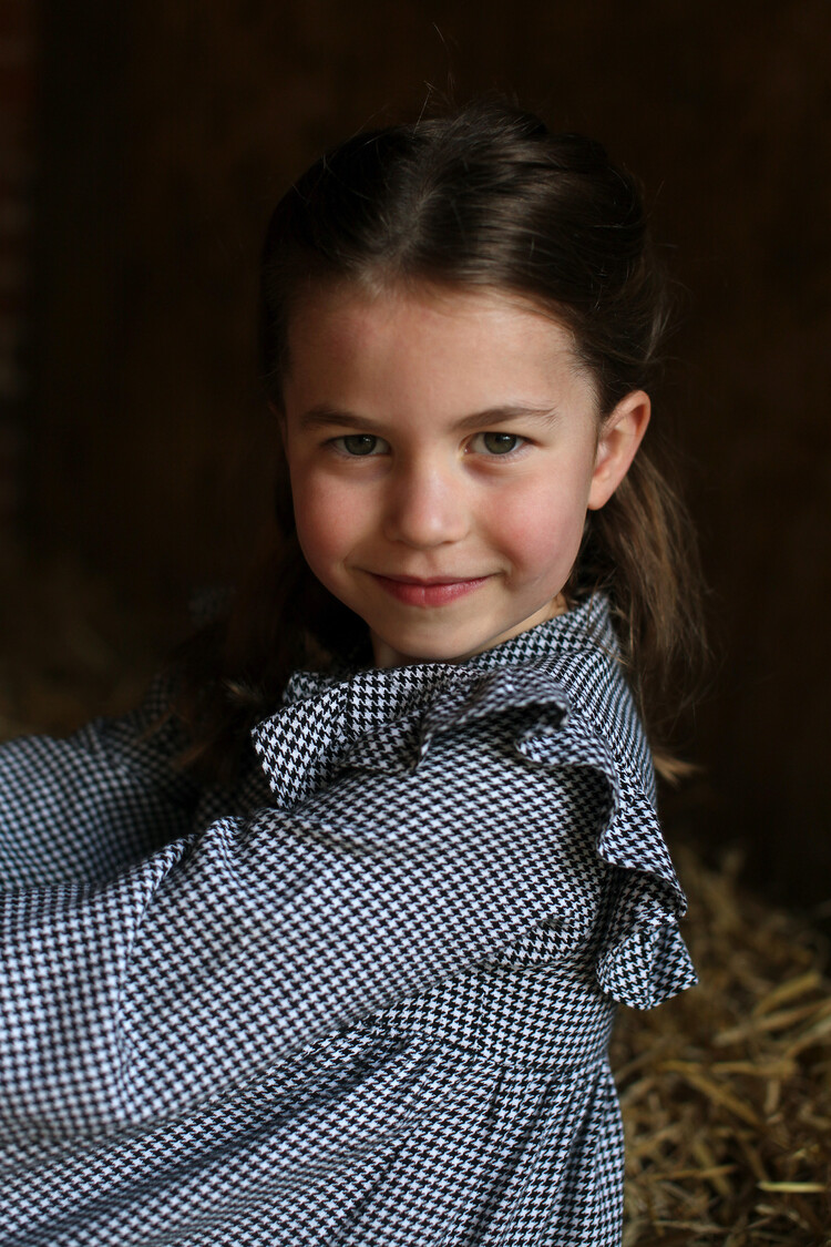 Портрет принцессы Шарлотты на её пятый день рождения