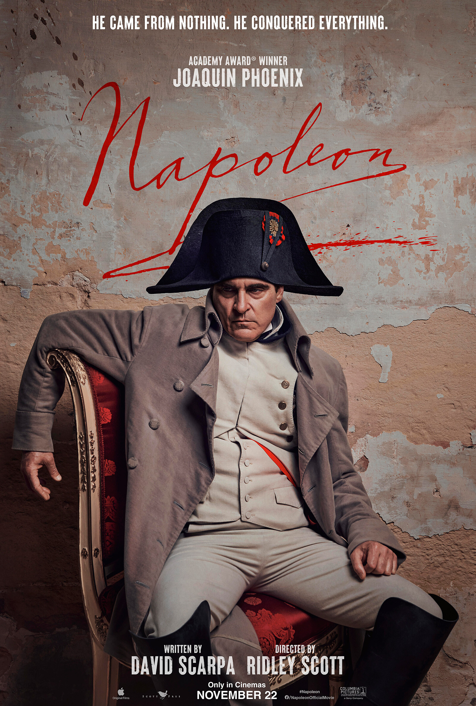 Появился первый трейлер к фильму &laquo;Наполеон&raquo; с Хоакином Фениксом