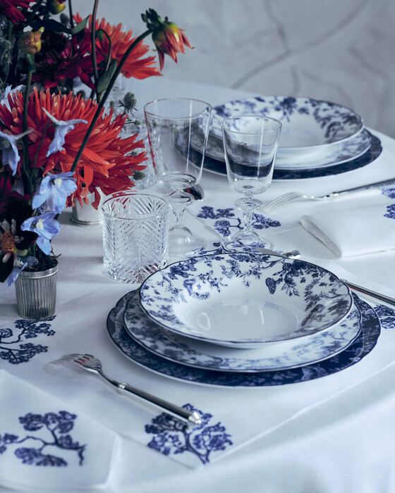 Dior Maison выпустил коллекцию посуды с классическими узорами Туаль-де-жуи