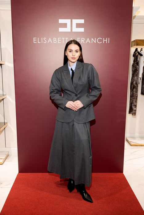 Elisabetta Franchi собрал друзей на предновогодний коктейль в ГУМе