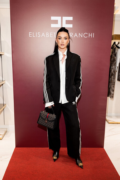 Elisabetta Franchi собрал друзей на предновогодний коктейль в ГУМе