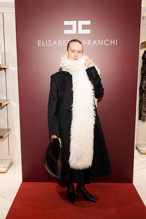 Elisabetta Franchi собрал друзей на предновогодний коктейль в ГУМе