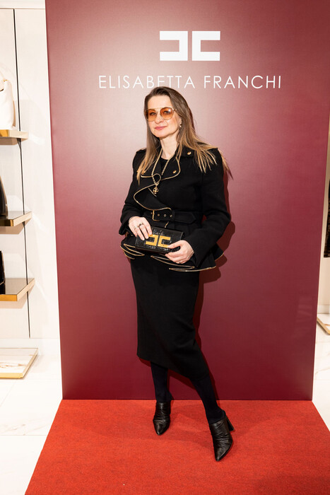 Elisabetta Franchi собрал друзей на предновогодний коктейль в ГУМе