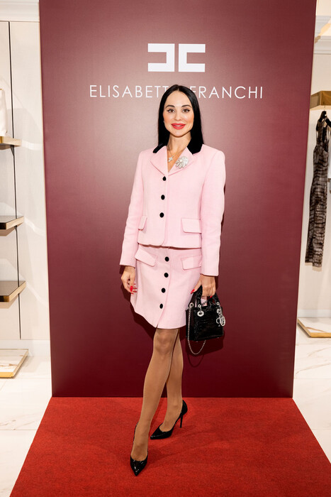 Elisabetta Franchi собрал друзей на предновогодний коктейль в ГУМе