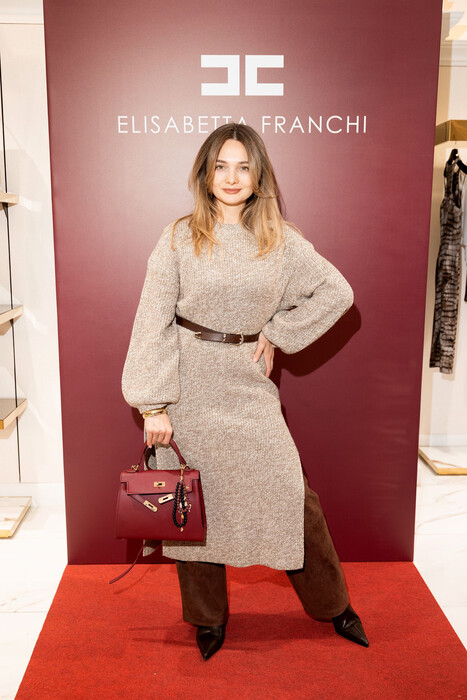 Elisabetta Franchi собрал друзей на предновогодний коктейль в ГУМе