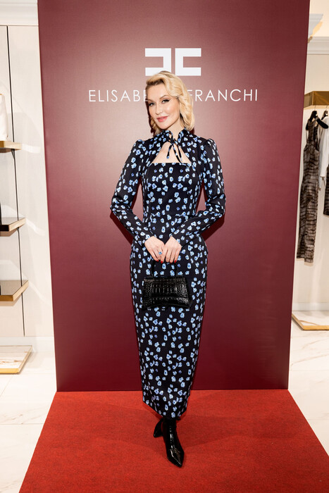 Elisabetta Franchi собрал друзей на предновогодний коктейль в ГУМе