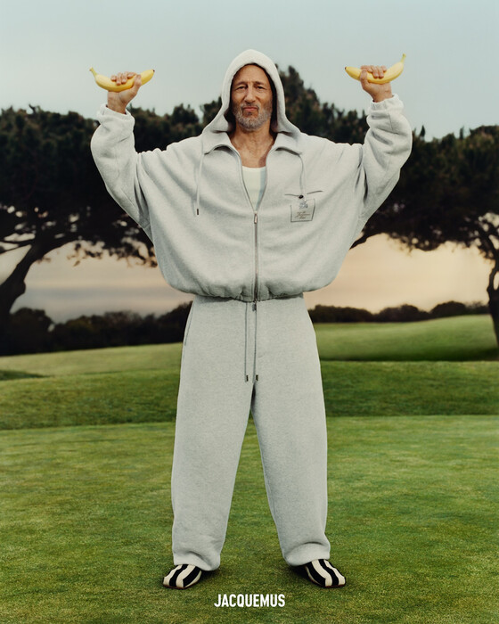 Джон Грайз в рекламной кампании Jacquemus