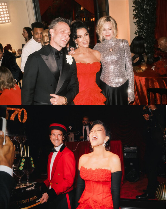 Празднование 70-летия Крис Дженнер