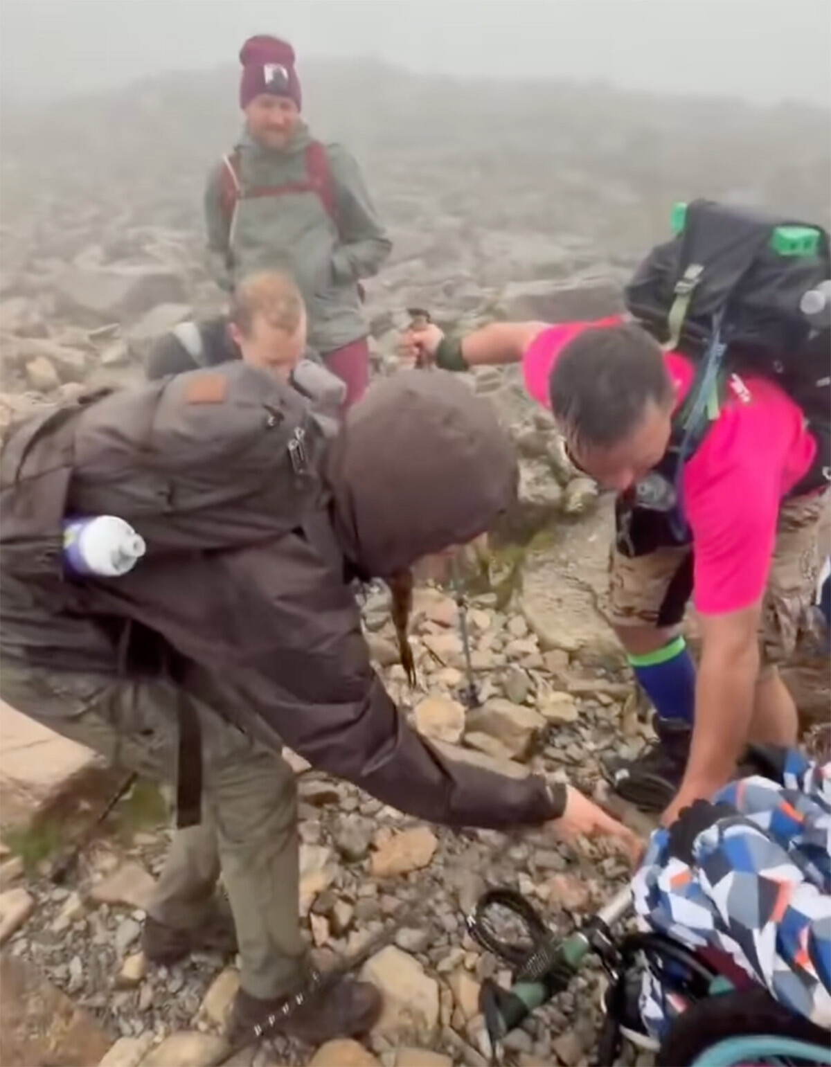 Кейт Миддлтон во время благотворительного испытания National Three Peaks Challenge