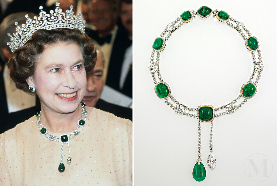 Ожерелье королевы Елизаветы II Дели Дурбар