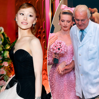 Ариана Гранде появилась в последнем кутюрном платье, созданном Юбером де Живанши