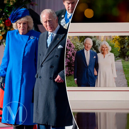 Король Карл III и королева Камилла опубликовали рождественскую открытку прошлого года