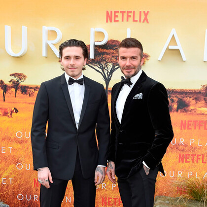 Дэвид Бекхэм попытался помириться с сыном Бруклином и его женой Николой Пельтц