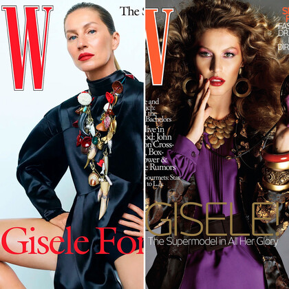 Жизель Бюндхен впервые за 19 лет появилась на обложке W Magazine