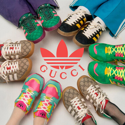 Раскрыта дата выхода коллаборации Gucci и adidas