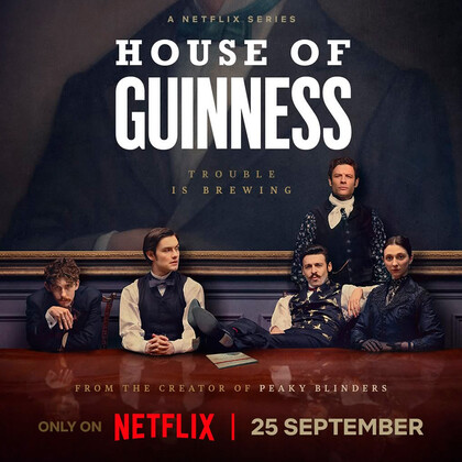 Наследники пивной империи: Netflix объявил дату выхода сериала «Дом Гиннесса»