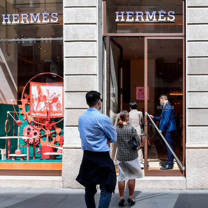 Продажи Hermès в четвёртом квартале выросли почти на четверть
