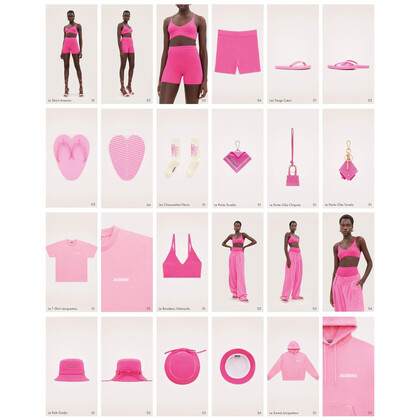 Total-pink: бренд Jacquemus выпустил рождественскую капсулу в розовом цвете