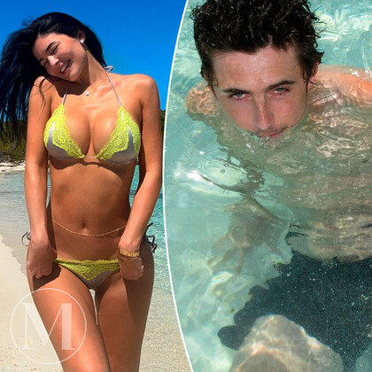 Кайли Дженнер и Тимоти Шаламе поделились редкими кадрами с отдыха