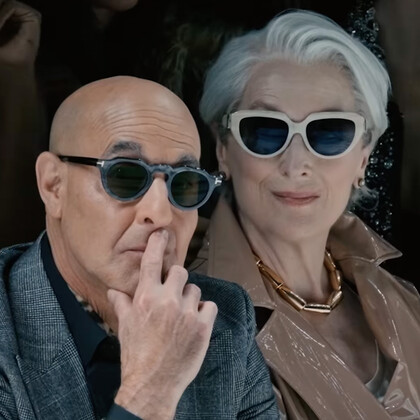 Мэрил Стрип и Стэнли Туччи появились на показе Dolce & Gabbana
